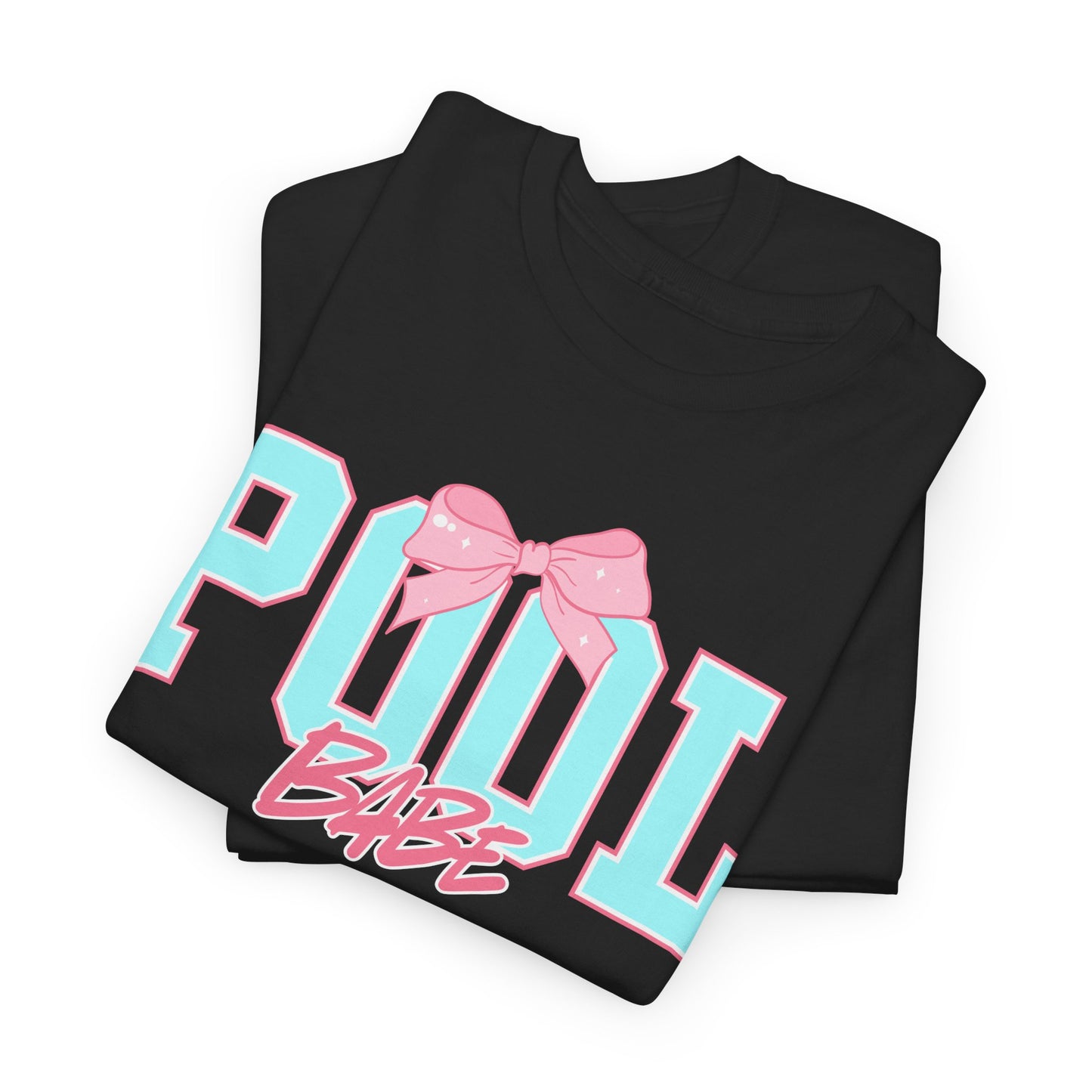 Pool Babe Graphic Tee - Summer Heavy Cotton T-shirt