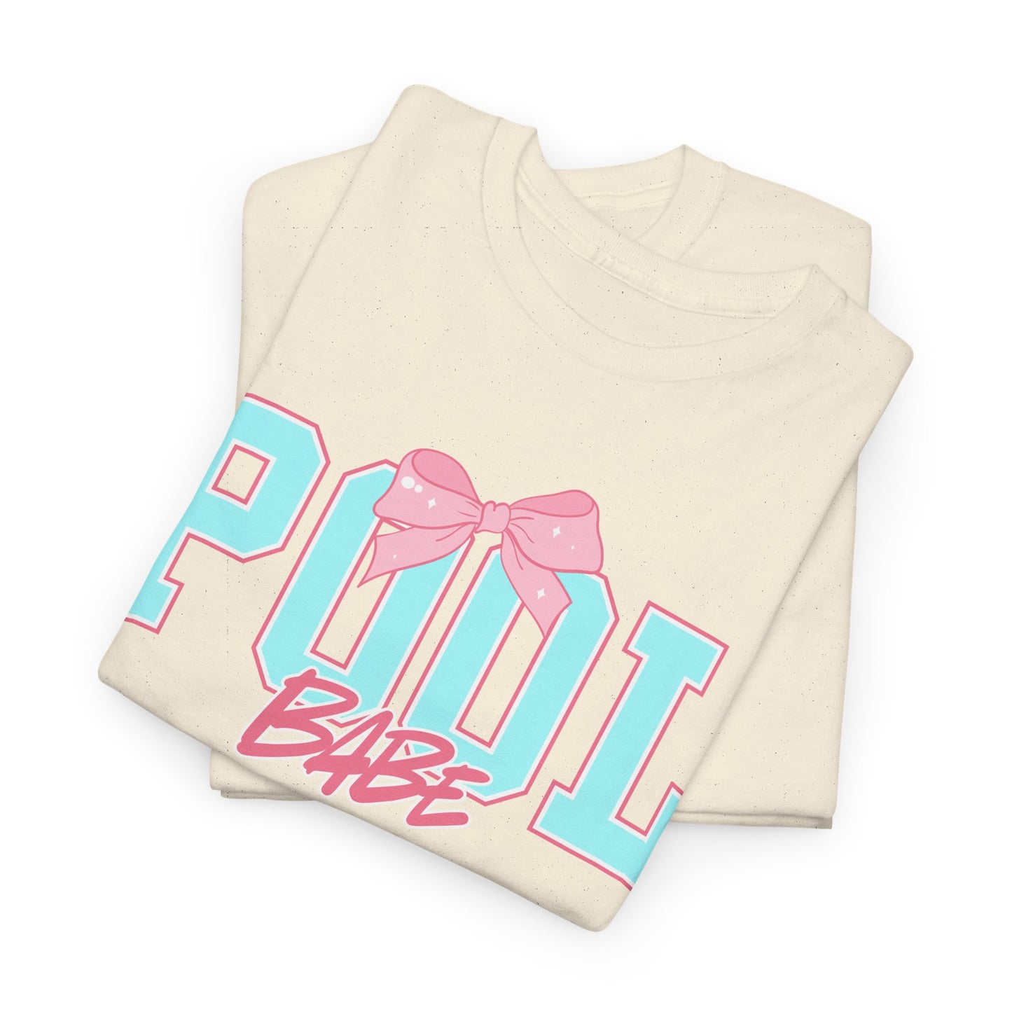 Pool Babe Graphic Tee - Summer Heavy Cotton T-shirt