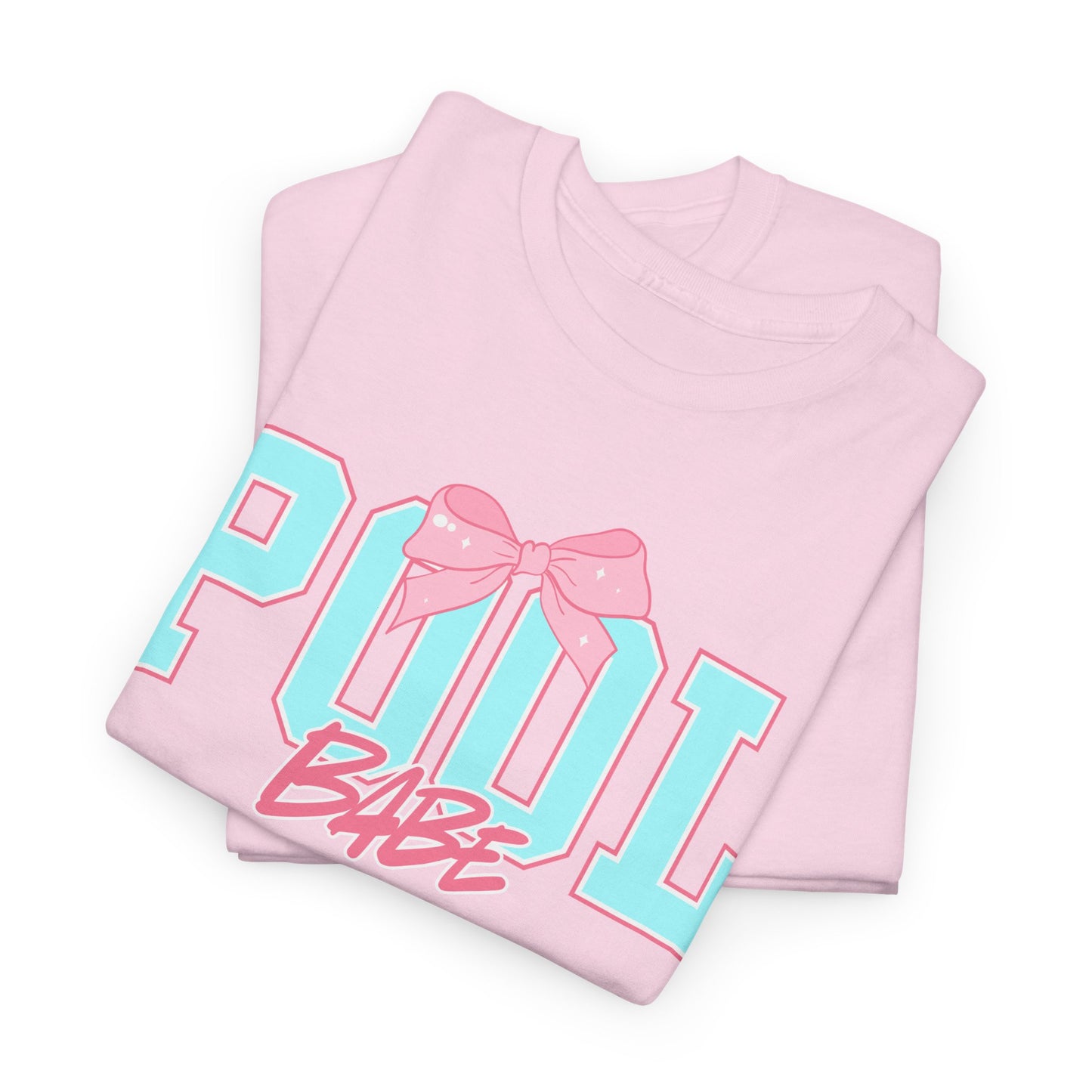 Pool Babe Graphic Tee - Summer Heavy Cotton T-shirt