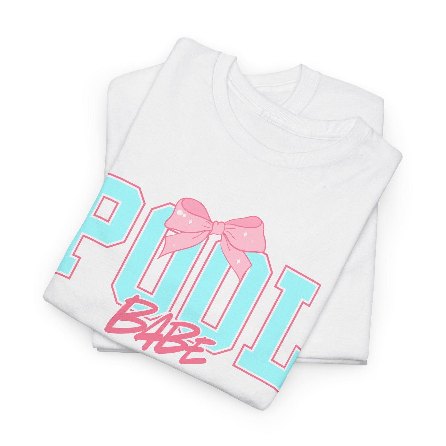 Pool Babe Graphic Tee - Summer Heavy Cotton T-shirt