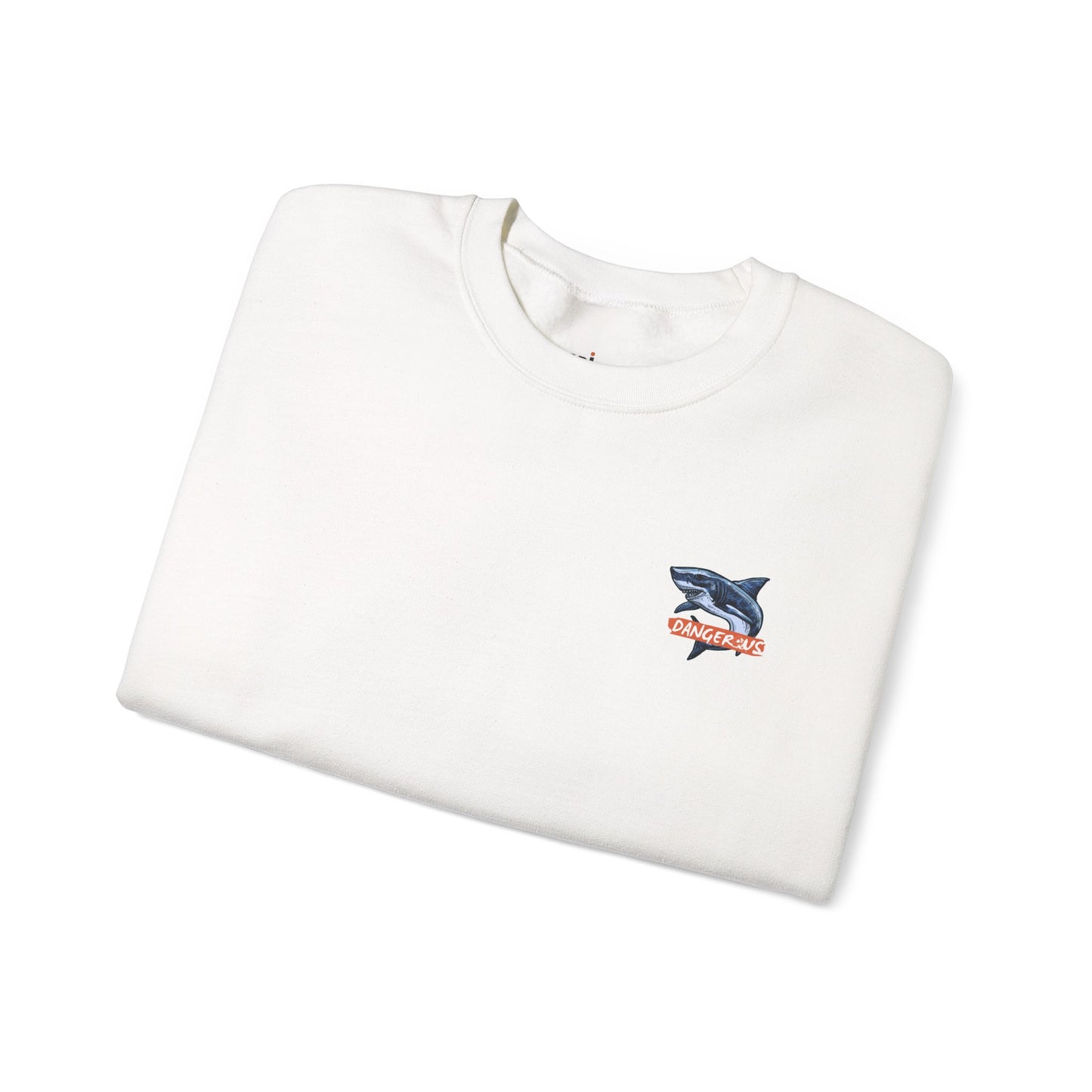 Shark Attack Sweatshirt - White